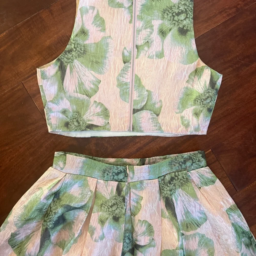 L'ATISTE floral two piece set - Picture 5 of 11